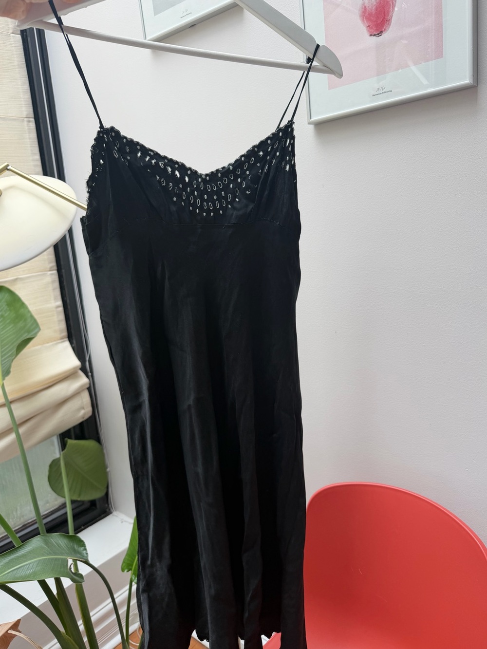 Black Lace-Trim Slip Dress - Women Intimates & Sleepwear